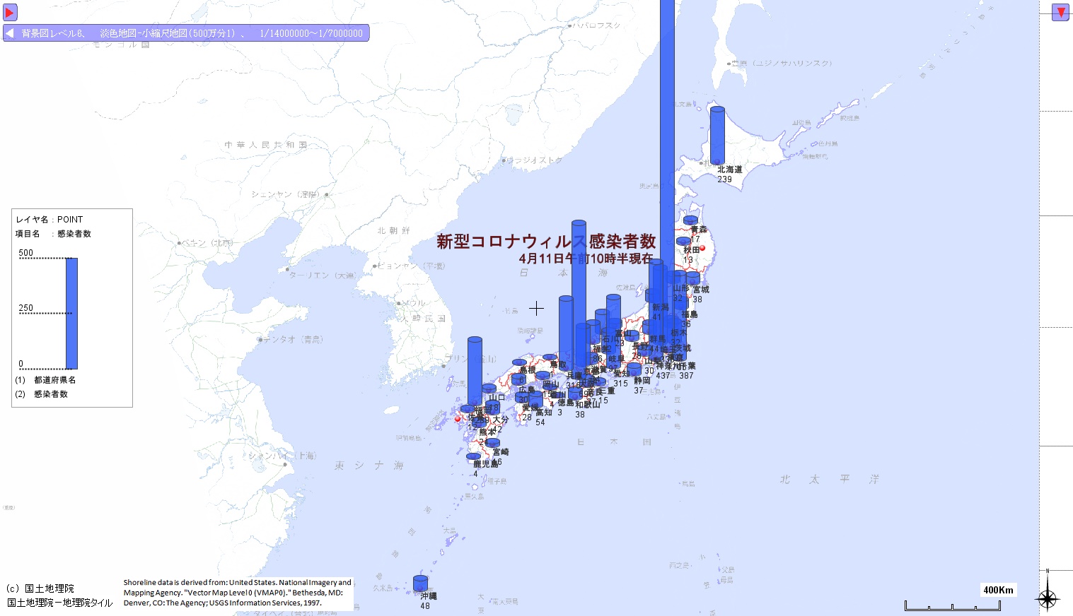 感染 日本 地図 コロナ
